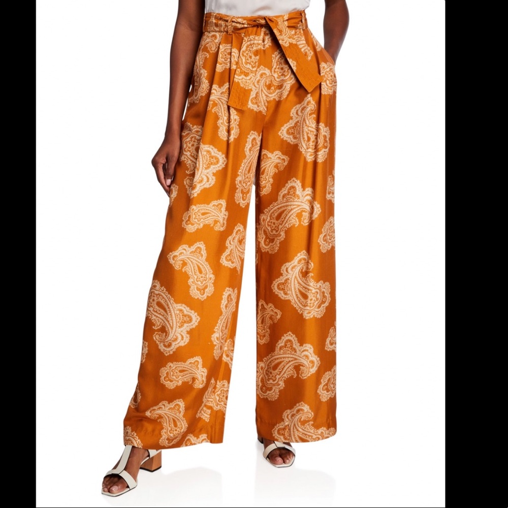 Zimmerman Silk Wavelength Paisley Trouser Pant